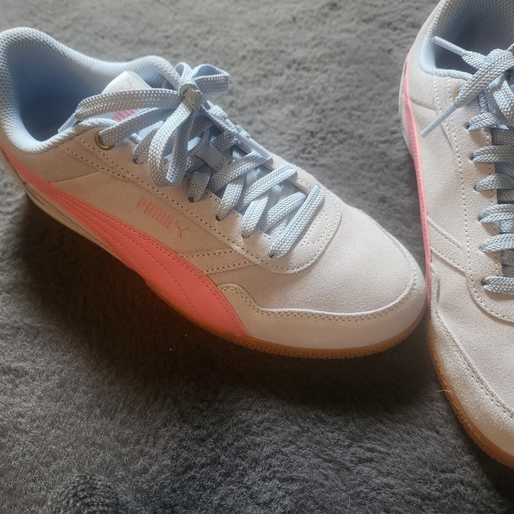 Puma Women's Bella Donna Sneakers - Light Blue and Pink